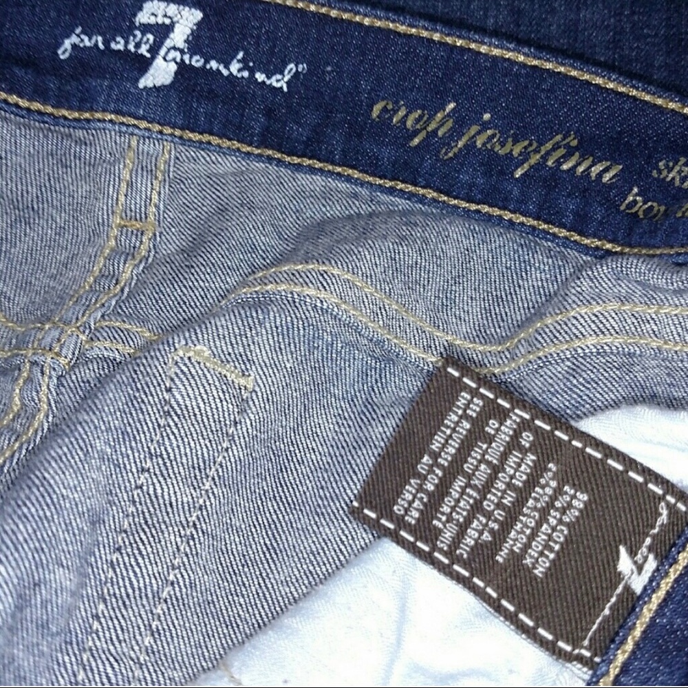 7 For All Mankind Josephine crop